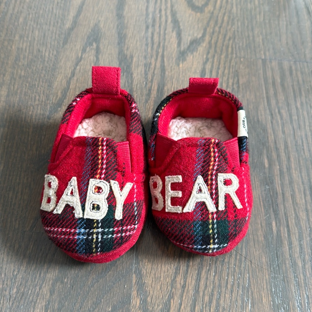 Baby Bear Buffalo Check Clog Slipper - 3-6 months